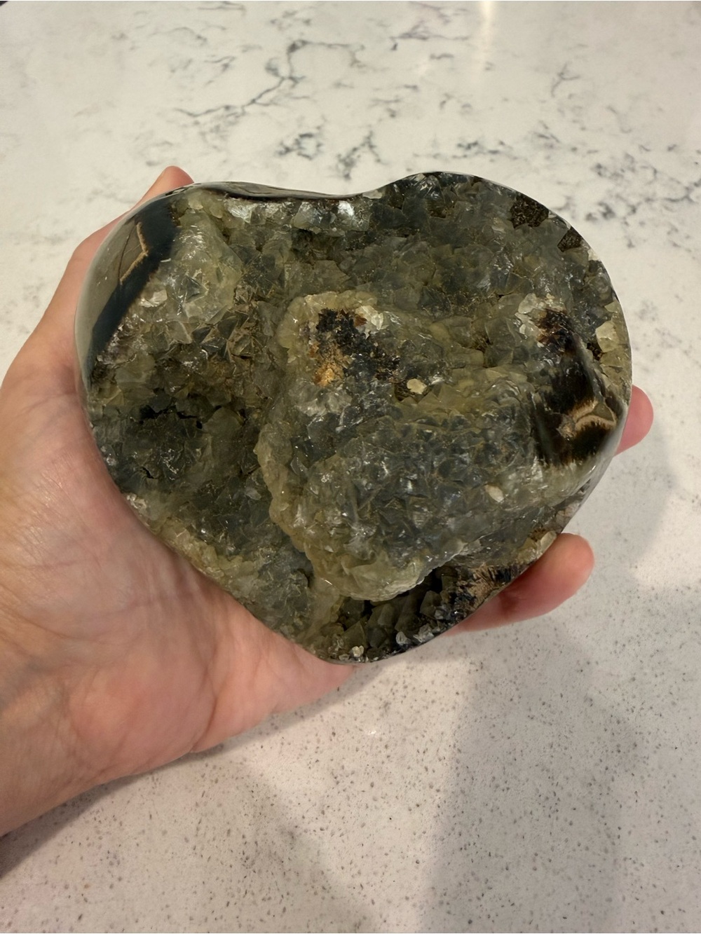 Septarian Heart